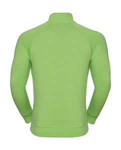 Sweatshirt personnalisé homme manches longues cintré | Salouen Green Marl