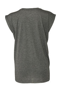 T-shirt à manches roulottées personnalisé | Saïph Dark Grey Heather