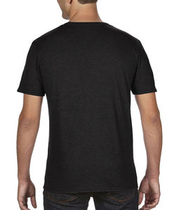 T-shirt personnalisé homme manches courtes cintré | Adult Tri-Blend Black