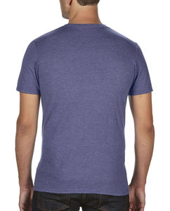 T-shirt personnalisé homme manches courtes cintré | Adult Tri-Blend Heather Blue