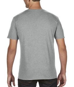 T-shirt personnalisé homme manches courtes cintré | Adult Tri-Blend Heather Grey