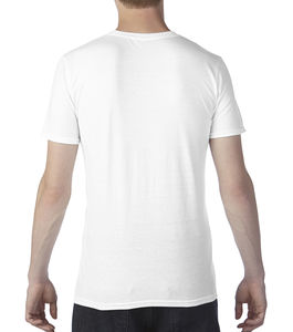 T-shirt personnalisé homme manches courtes cintré | Adult Tri-Blend White