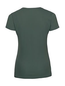 T-shirt publicitaire femme petites manches cintré | Macao Bottle Green