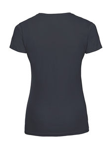 T-shirt publicitaire femme petites manches cintré | Macao French Navy