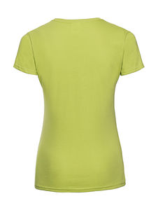 T-shirt publicitaire femme petites manches cintré | Macao Lime