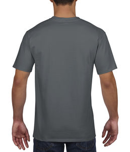 T-shirt homme col rond premium personnalisé | Hampstead Charcoal
