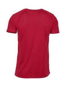 T-shirt publicitaire homme à manches courtes | Active 140 Raglan Men Crimson Red