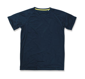 T-shirt publicitaire homme à manches courtes | Active 140 Raglan Men Marina Blue