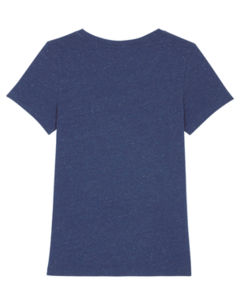 T-Shirt femme publicitaire | Stella Expresser Heather snow mid blue