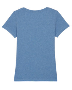 T-Shirt femme publicitaire | Stella Expresser Mid Heather Blue