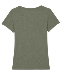 T-Shirt femme publicitaire | Stella Expresser Mid Heather Khaki