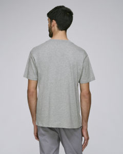 T-shirt col montant homme | Stanley Trims Heather Grey 1