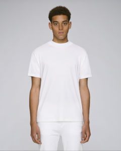 T-shirt col montant homme | Stanley Trims White