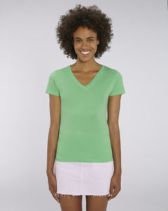 T-shirt col V femme  | Stella Evoker Chameleon Green