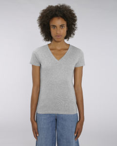 T-shirt col V femme  | Stella Evoker Heather Grey