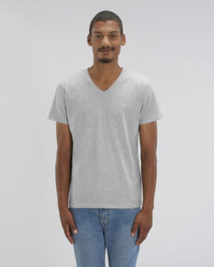 T-shirt col V homme | Stanley Presenter Heather Grey