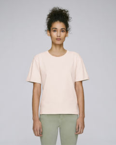 T-shirt épais femme | Stella Fringes Candy Pink