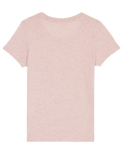 T-Shirt femme personnalisé | Stella Jazzer Cream Heather Pink