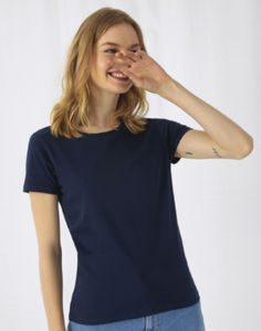 T-shirt femme personnalisé | #E150  women Navy Blue