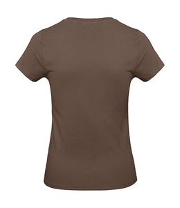 T-shirt femme publicitaire | #E190  women Chocolate