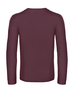 T-shirt homme manches longues publicitaire | #E190 LSL Burgundy