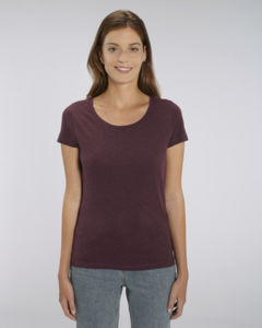T-shirt iconique femme | Stella Lover Heather Grape Red