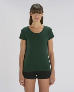 T-shirt iconique femme | Stella Lover Heather Scarab Green