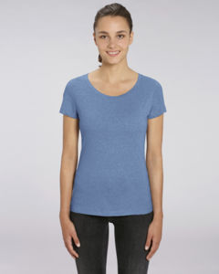 T-shirt iconique femme | Stella Lover Mid Heather Blue