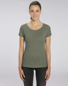 T-shirt iconique femme | Stella Lover Mid Heather Khaki