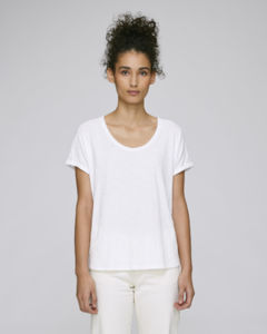 T-shirt loose femme  | Stella Lazes White