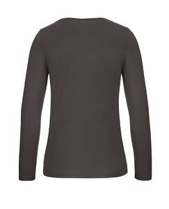 T-shirt manches longues femme personnalisé | #E150 LSL  women Bear Brown
