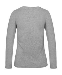 T-shirt manches longues femme publicitaire | #E190 LSL  women Sport Grey