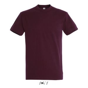 Tee-shirt publicitaire homme col rond | Imperial Bordeaux