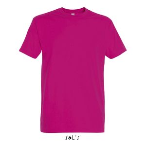 Tee-shirt publicitaire homme col rond | Imperial Fuchsia