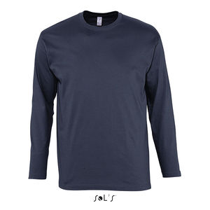 Tee-shirt personnalisé homme col rond manches longues | Monarch Marine