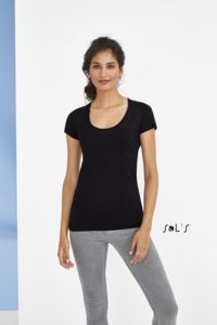 Tee-shirt publicitaire femme col rond en jersey fin | Must Women