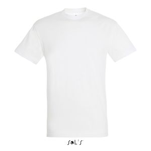 Tee-shirt personnalisé unisexe col rond | Regent Blanc