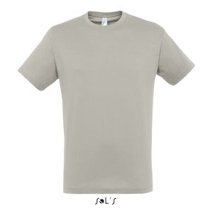 Tee-shirt personnalisé unisexe col rond | Regent Gris Clair