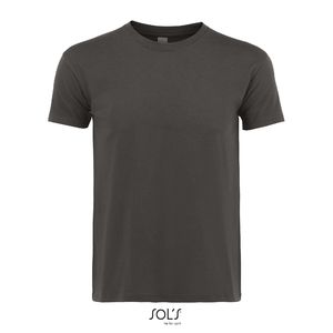 Tee-shirt personnalisé unisexe col rond | Regent Gris foncé