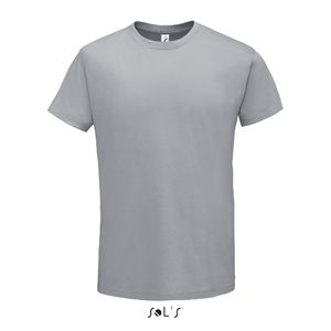 Tee-shirt personnalisé unisexe col rond | Regent Gris pur