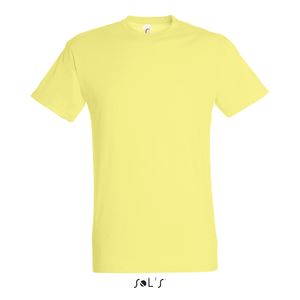 Tee-shirt personnalisé unisexe col rond | Regent Jaune pâle