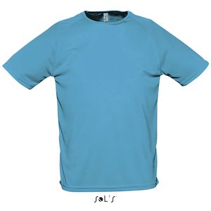 Tee-shirt publicitaire manches raglan | Sporty Aqua