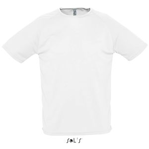Tee-shirt publicitaire manches raglan | Sporty Blanc