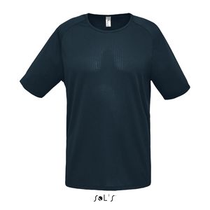 Tee-shirt publicitaire manches raglan | Sporty Bleu pétrole