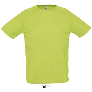 Tee-shirt publicitaire manches raglan | Sporty Vert pomme