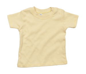 T-shirt publicitaire bébés avec manches courtes | Weaver Soft Yellow