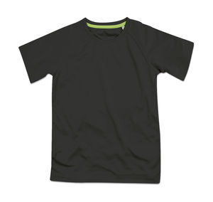 T-shirt publicitaire enfant manches courtes | Active 140 Raglan Kids Black Opal