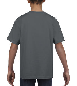 T-shirt personnalisé enfant manches courtes | Macamic Charcoal