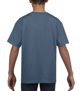 T-shirt personnalisé enfant manches courtes | Macamic Indigo Blue