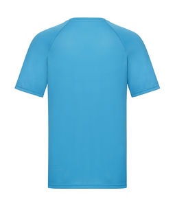 T-shirt publicitaire homme manches courtes raglan | Performance T Azure Blue
